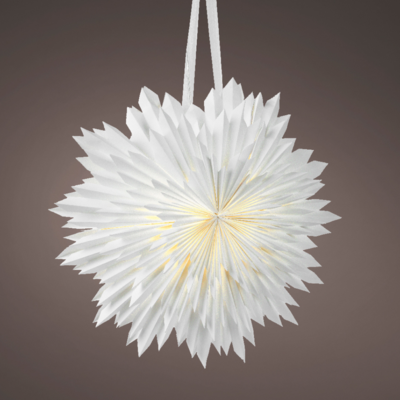 Sneeuwvlok van papier | wit | 40cm