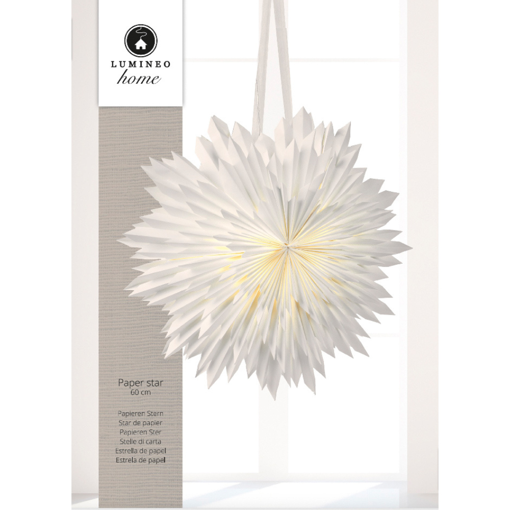 Sneeuwvlok van papier | wit | 40cm