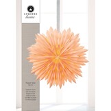 Sneeuwvlok van papier | licht roze/warm wit | 60cm