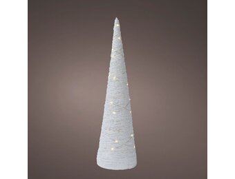 Kerstboom kegel met verlichting | papier | LED/warm wit | 78cm