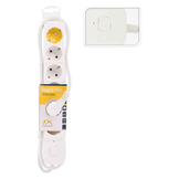 Stekkerdoos 6-voudig | wit