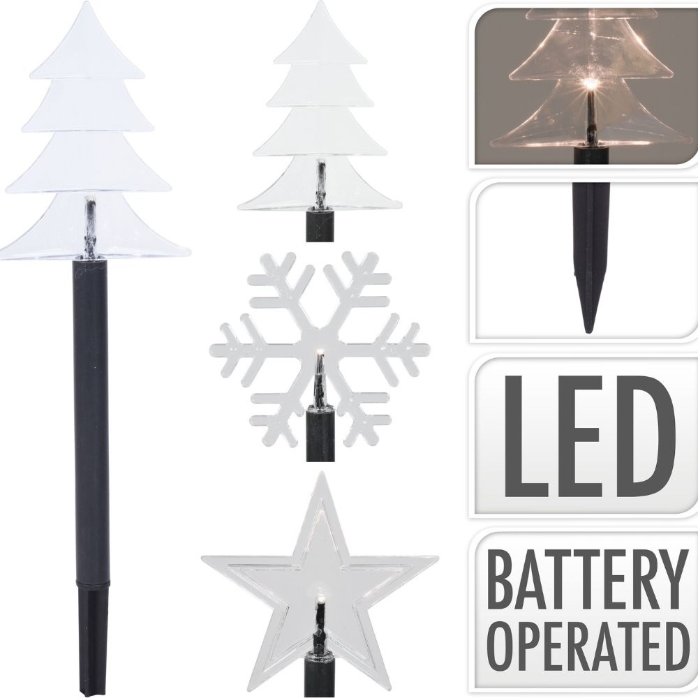 Tuinsteker verlichting | set van 5 | 37cm