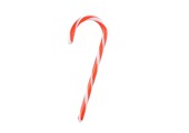 Kerstdecoratie zuurstok | rood/wit | 33,5cm
