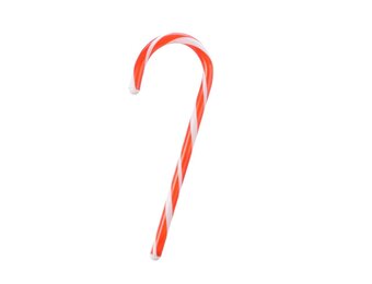 Kerstdecoratie zuurstok | rood/wit | 33,5cm