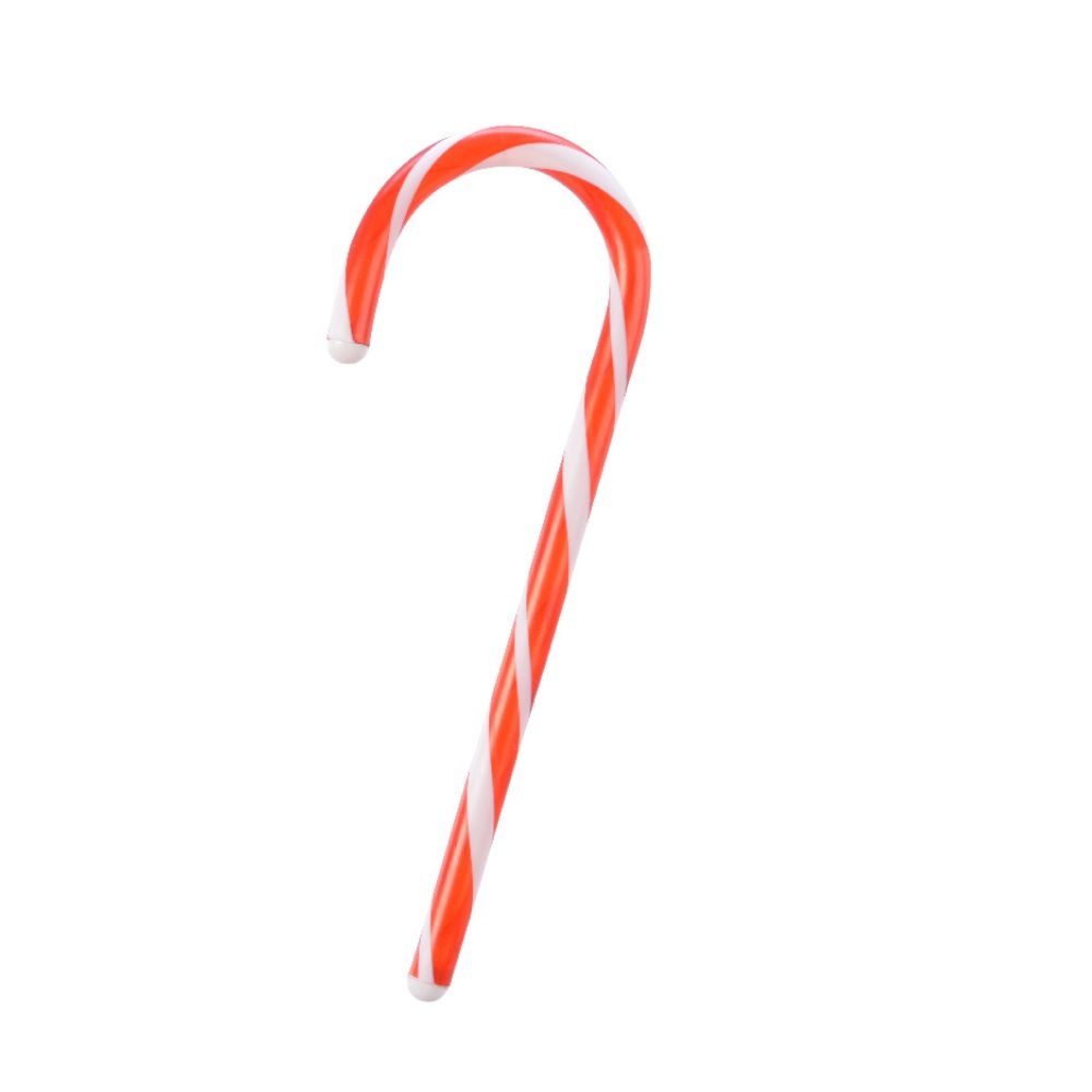 Kerstdecoratie zuurstok | rood/wit | 33,5cm