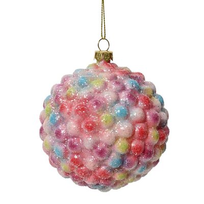 Gedecoreerde kerstbal ø8,5cm | onbreekbaar | multi