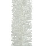 Kerstslinger lametta | glanzend winterwit | 270cm