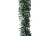Kerstslinger lametta | glanzend dennengroen | 270cm
