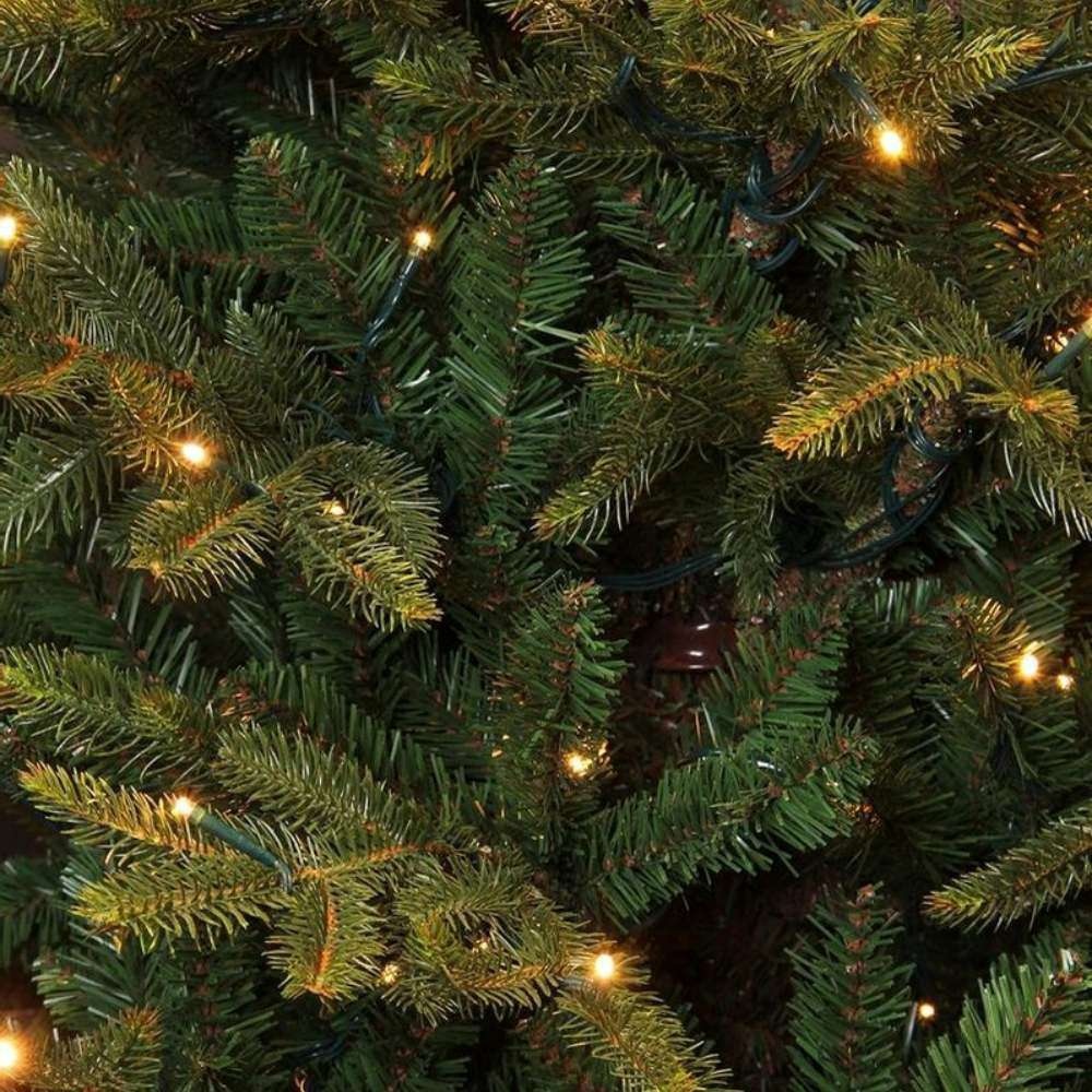 Frasier kunstkerstboom 215xø145cm | groen met 408 LED lampjes