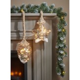 Norton Frosted kerstguirlande | groen met sneeuw details | 180cm