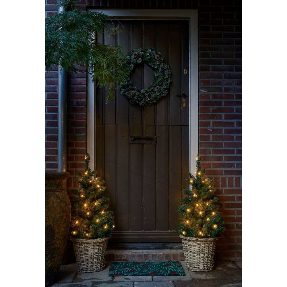 Riverton kerstboompje in pot | groen met LED lampjes | 90cm