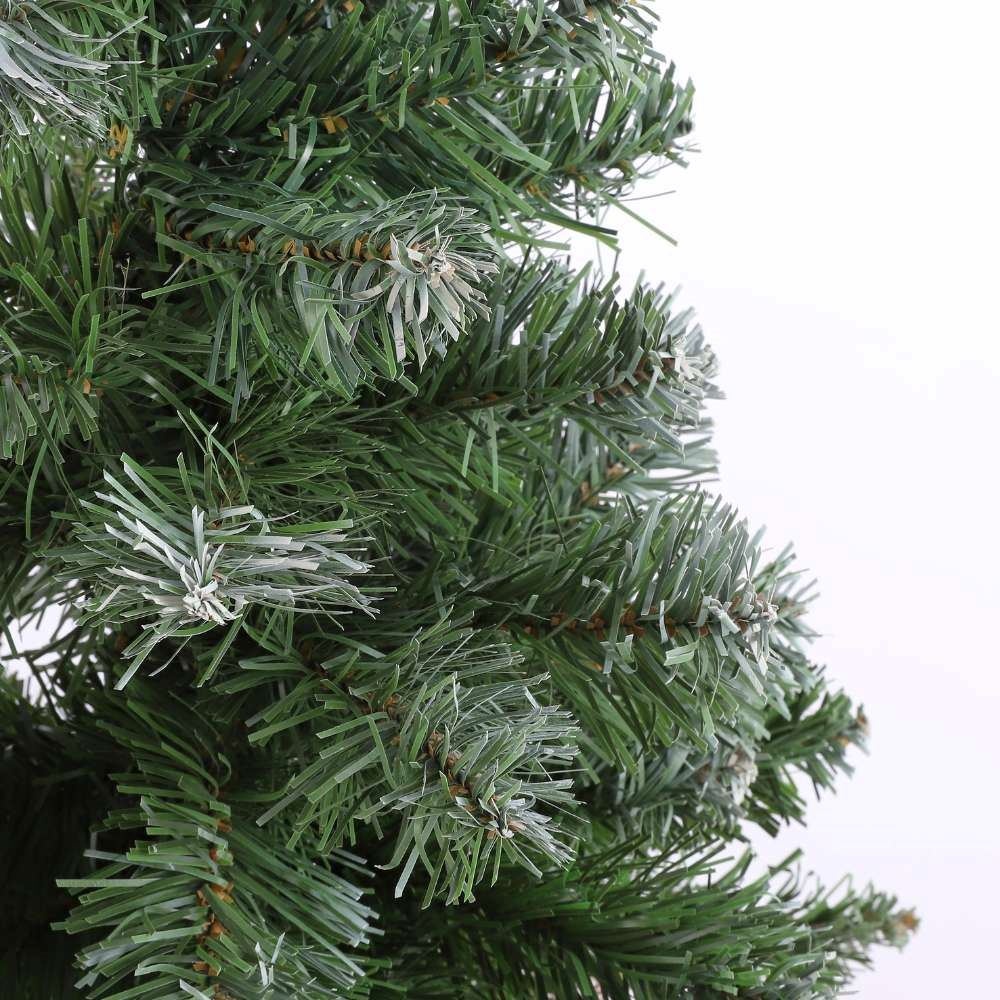 Norton frosted kerstboompje in jute zak 45xø20cm | groen met sneeuw details