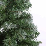 Norton frosted kerstboompje in jute zak 60xø23cm | groen met bevroren details