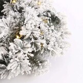 Dinsmore kerstkrans | wit/met sneeuw | 45cm