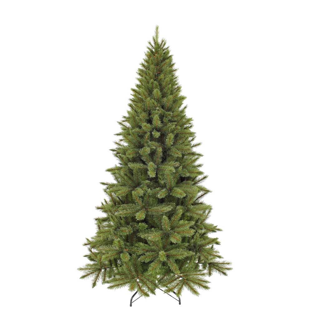 Forest Frosted Slim kunstkerstboom 230xø130cm | groen met bevroren details