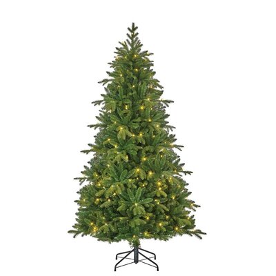 Brampton kunstkerstboom 230xø132cm | groen met 300 LED lampjes
