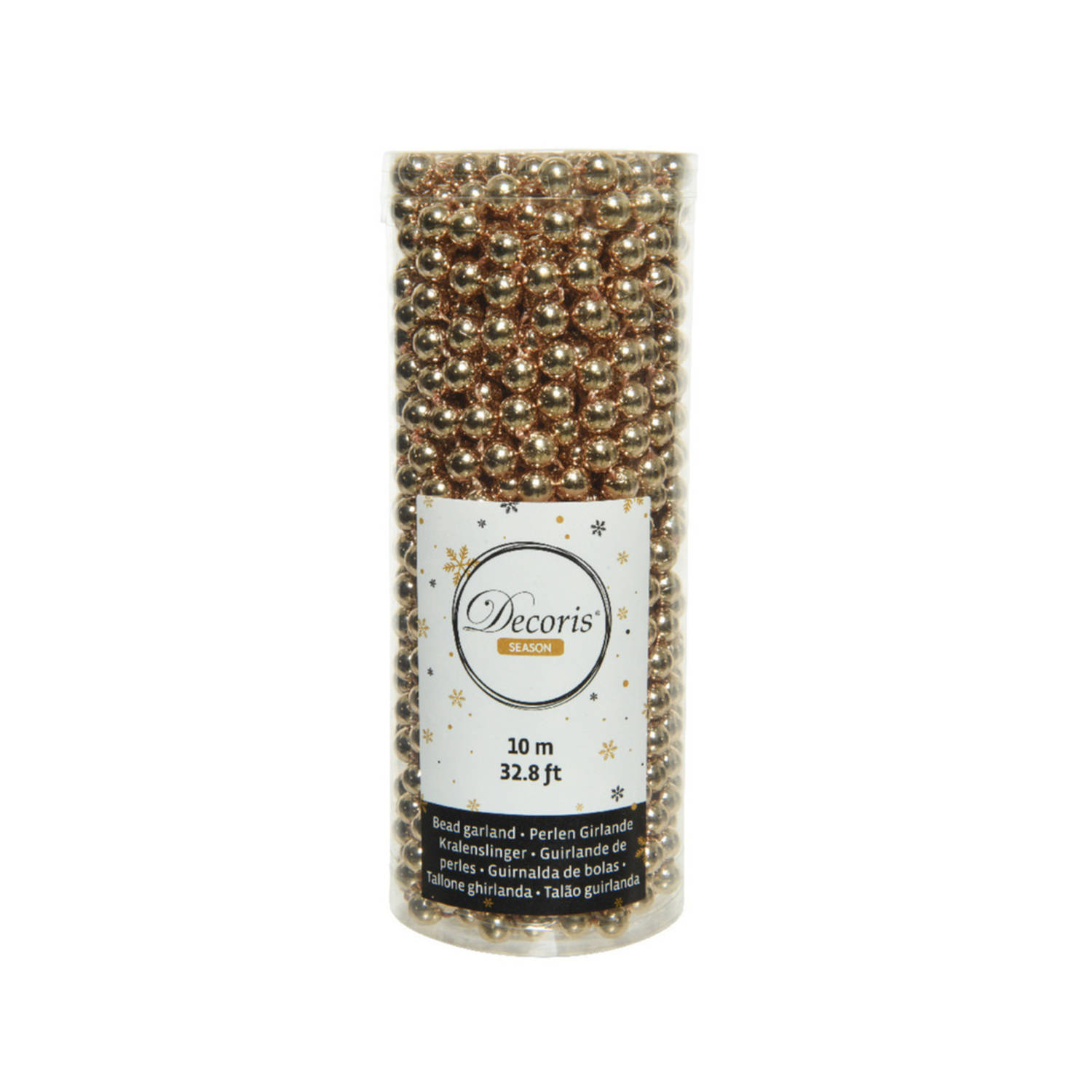 Kralenketting kerstboom | butterscotch | 10 meter