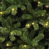 Charlton kunstkerstboom 185xø115cm | groen met 140 LED lampjes