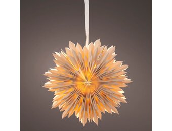 Sneeuwvlok van papier | zand | 50cm