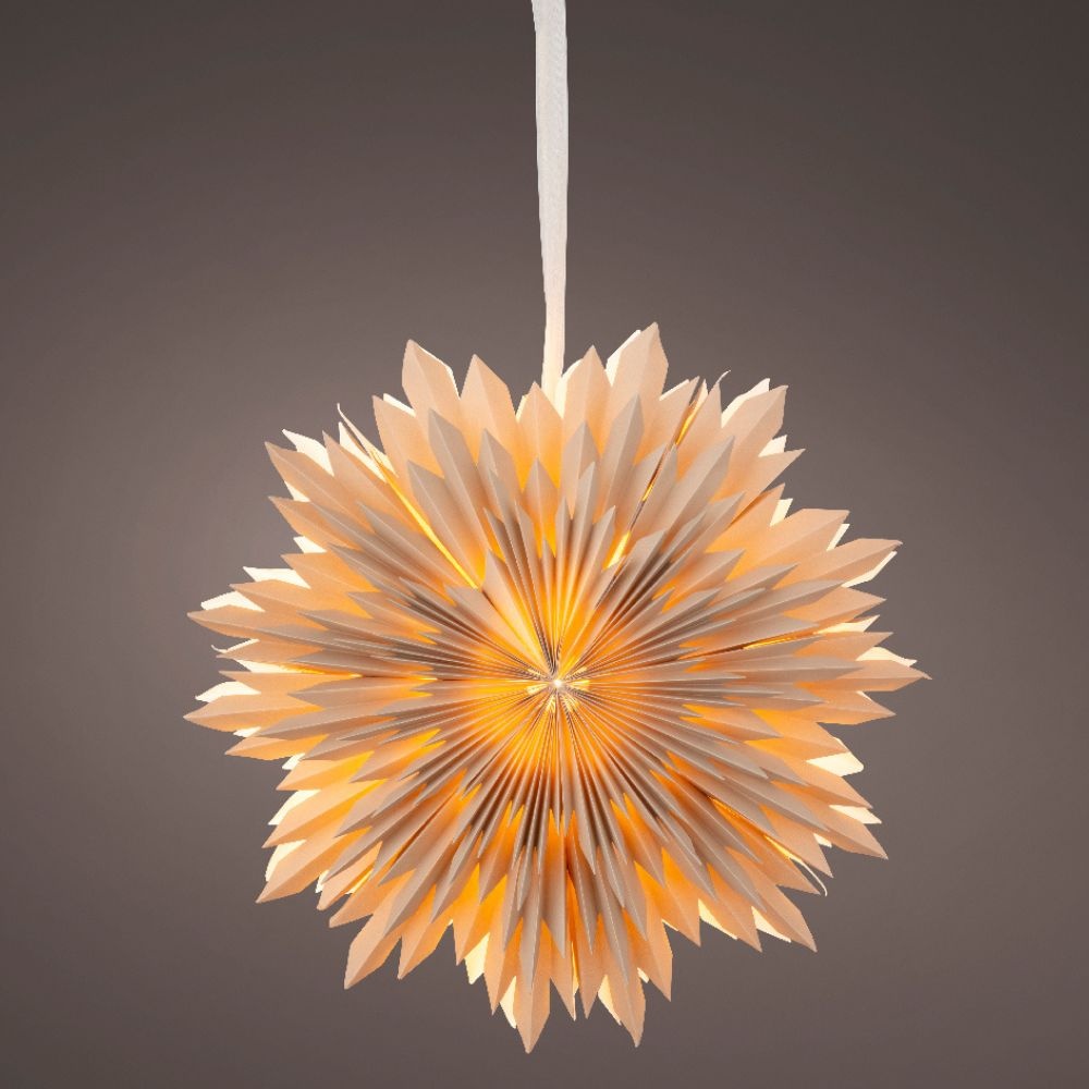 Sneeuwvlok van papier | zand | 50cm