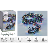 Kerstverlichting micro cluster | 400 LED lampjes | multicolor | 8 meter