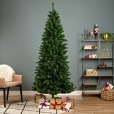 Lodge Pine kunstkerstboom smal 240xø116cm | groen