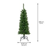 Pencil Pine Classic kunstkerstboom smal 180xø50cm | groen