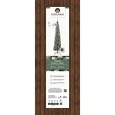 Pencil Pine Snowy kunstkerstboom smal 180xø50cm | wit/sneeuw