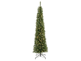 Pencil Pine Classic kunstkerstboom smal 240xø70cm | groen met 380 LED lampjes