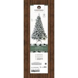 Monarch kunstkerstboom 180xø116cm | wit/met sneeuw