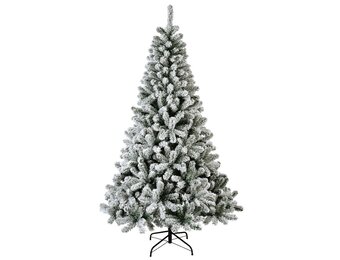 Monarch kunstkerstboom 180xø116cm | wit/met sneeuw