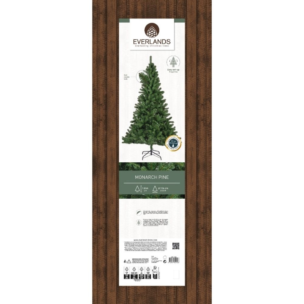 Monarch kunstkerstboom 180xø116cm | groen