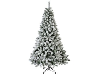 Monarch kunstkerstboom 240xø146cm | wit/met sneeuw