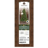Monarch Pencil kunstkerstboom smal 180xø116cm | groen met 260 LED lampjes