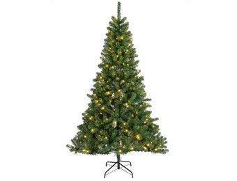 Monarch Pencil kunstkerstboom smal 180xø116cm | groen met 260 LED lampjes