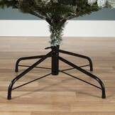 Killington Fir kunstkerstboom smal 180xø93cm | wit/met sneeuw