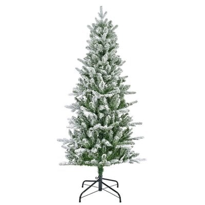 Killington Fir kunstkerstboom smal 150xø83cm | groen/bevroren details