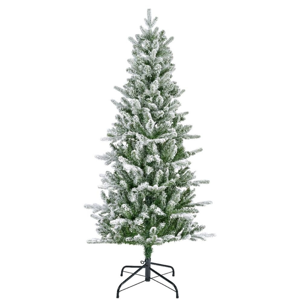 Killington Fir kunstkerstboom smal 150xø83cm | groen/bevroren details