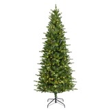 Killington Fir kunstkerstboom smal 240xø113cm | groen met 460 LED lampjes