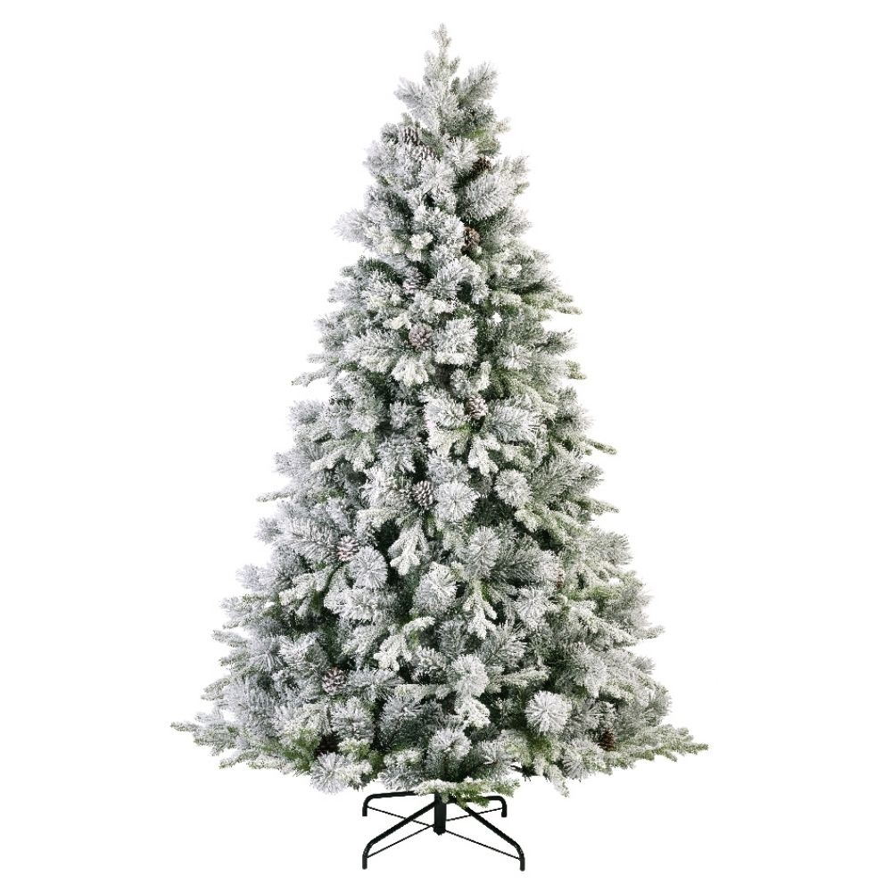 Lausanne Fir Snowy kunstkerstboom 180xø110cm | wit/met sneeuw