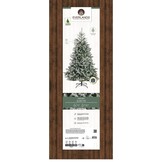 Alba Fir kunstkerstboom 180xø116cm | wit/met sneeuw