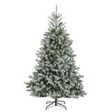 Alba Fir kunstkerstboom 180xø116cm | wit/met sneeuw
