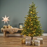 Allison Pine kunstkerstboom 180xø112cm | groen met 320 LED lampjes