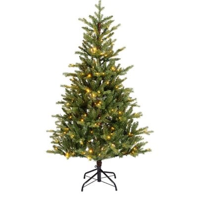 Allison Pine kunstkerstboom 180xø112cm | groen met 320 LED lampjes