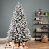 Lausanne Fir Snowy kunstkerstboom 240xø142cm | wit/met sneeuw