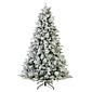 Everlands Lausanne Fir Snowy kunstkerstboom 240xø142cm | wit/met sneeuw