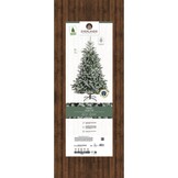 Alba Fir kunstkerstboom 240xø137cm | wit/met sneeuw