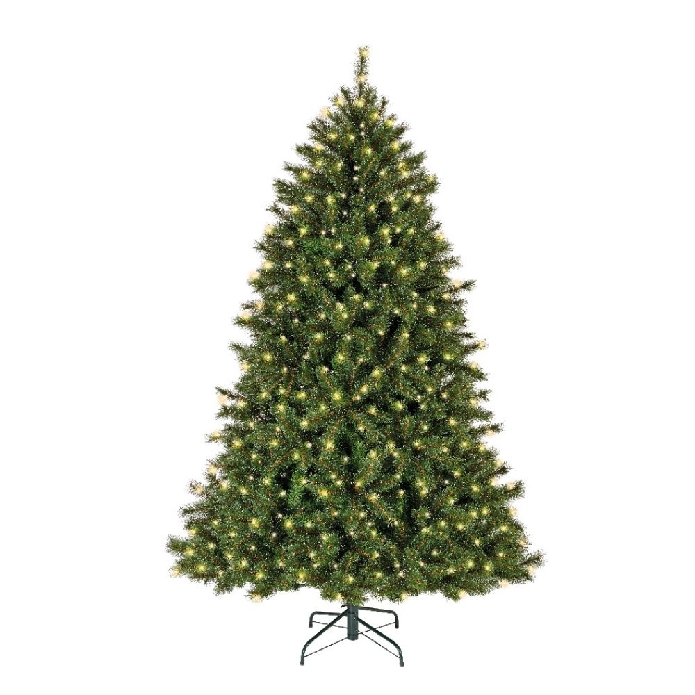 Malmö Frosted Spruce kunstkerstboom 180xø119cm | groen met bevroren details & 300 LED lampjes