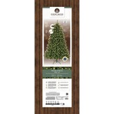 Malmö Frosted Spruce kunstkerstboom 210xø136cm | groen met bevroren details & 440 LED lampjes
