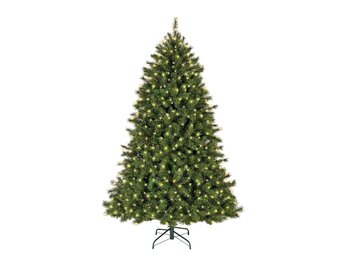 Malmö Frosted Spruce kunstkerstboom 210xø136cm | groen met bevroren details & 440 LED lampjes